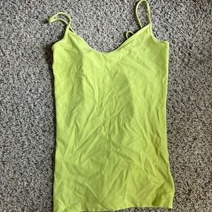 Forever 21 Neon Green Camisole Top